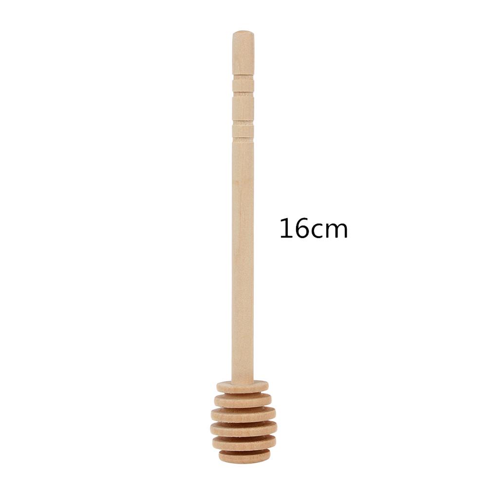 1x Houten stok Roerstaaf Lepel Druppelaar Mini Bij Honing Dipper Stamper Roerstaafje Roerstaafje