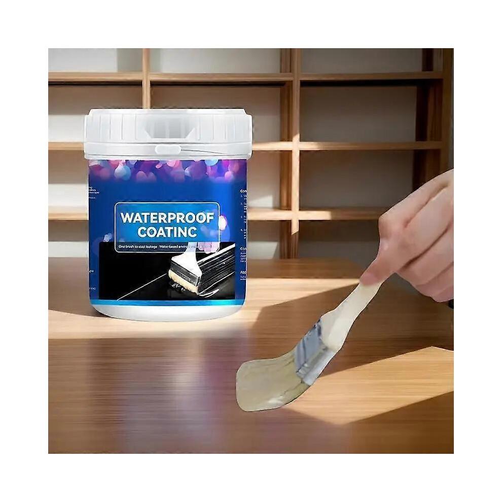 (1kg,White)Roof Coating Waterproof 800g Leakage Waterproof Sealant Multi-Purpose Water-Based Concrete Sealer Crack Filler For Roof Wall