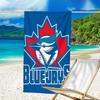 1pc Toronto Blue Jays Beach Towel, Beach and Seaside Swimming Pool Equipment, Fashion Pattern, Rectangular, Travel Essentials
