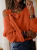 Women's Sweater, Solid Color, Long Sleeve for Fall and Winter