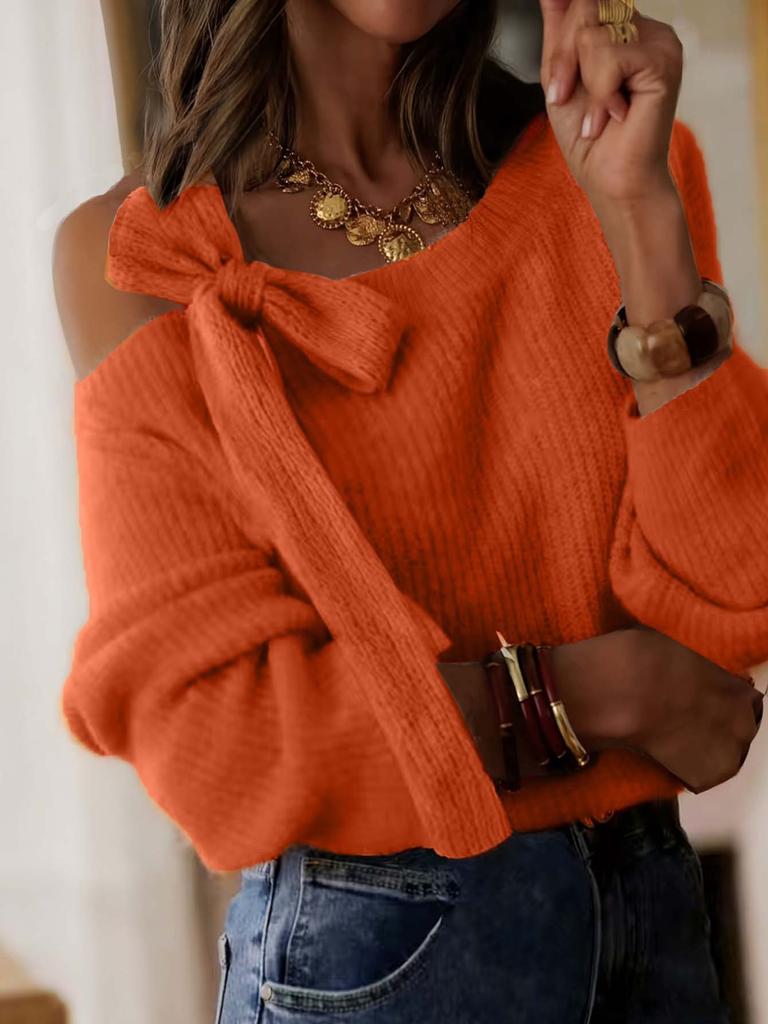 Women's Sweater, Solid Color, Long Sleeve for Fall and Winter