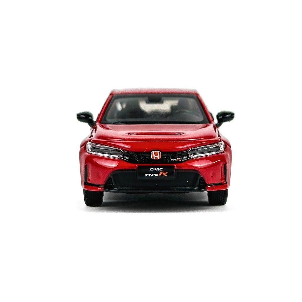 PAUDI MODEL scale 2023 Honda Civic FL5 diecast model red 1/64 TYPE-R car,