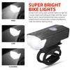 USB Rechargeable Bike Light Set Front Light with Taillight Easy To Install 3 Modes Bicycle Accessories for the Bicycle