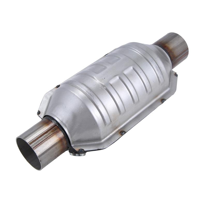 A20F-Universal Catalytic Converter 400 Cells High Flow Muffler Catalytic Converter Euro 1 Round Stainless Steel