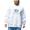 Jordan Fearless Letter Print Fleece-Lined Casual Loose Sweatshirt Women Tops Purple Blue FV4021-423