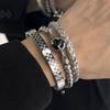 Titanium Steel Jewelry - Twisted Braid Steel Wire Open Bracelet for Men - Simple and Elegant Style - Stainless Steel