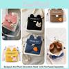 Colorful Canvas Sling Bag With Rabbit And Carrot Pins Great For Going Out And Running Errands