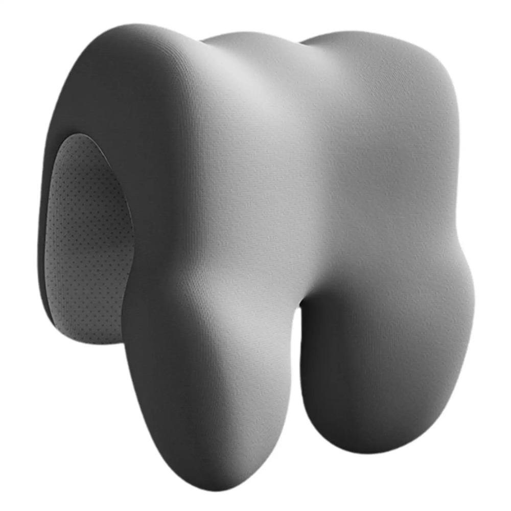 

Washable Cover Office Chair Headrest Breathable Foam Pillow for Napping Office Workstation сірий