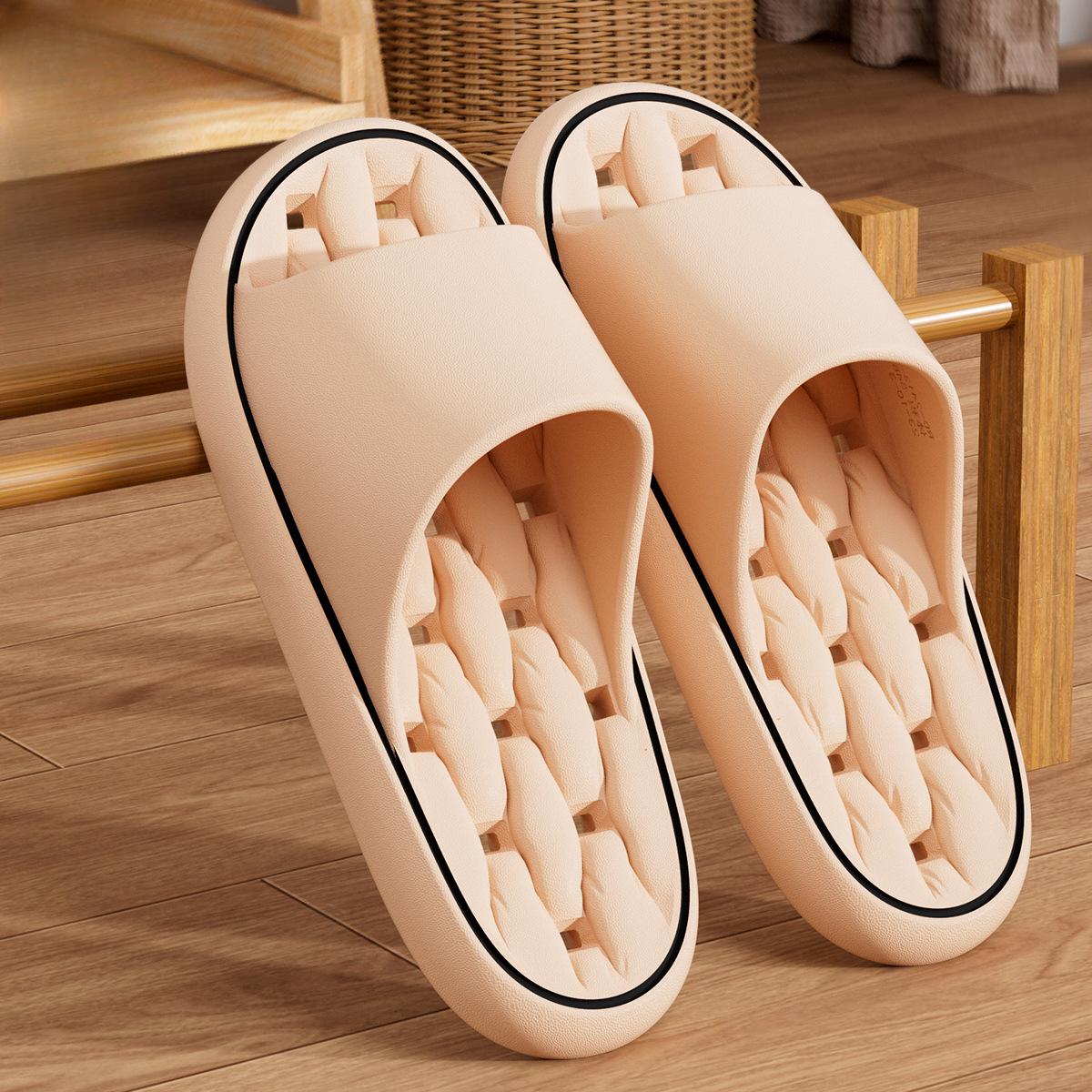 

Тапочки из ЭВА Протекающие тапочки Тапочки для ванной Нескользящие тапочки Домашние тапочки 36-37 розовый