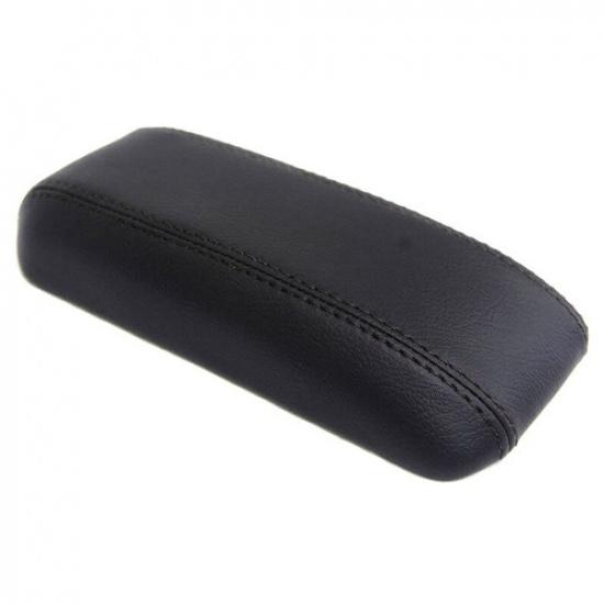 Center Console Armrest Leather Synthetic Black Lid Cover for Honda Civic 96-00