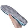 Thickened men's and women's super soft elastic sports running high elastic shock absorption soft blue ball military training sports insole