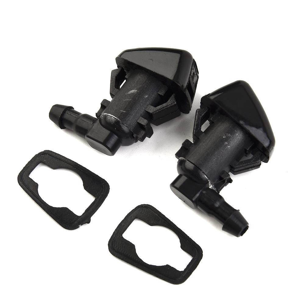 Washer Nozzle Windshield Washer 3*2.5*2cm 68260443AA Black