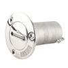 316 Stainless Steel Fuel Tank Filler 1.5inch Deck Filler Gas Fuel Cap Marine Deck Fill  Boat Use