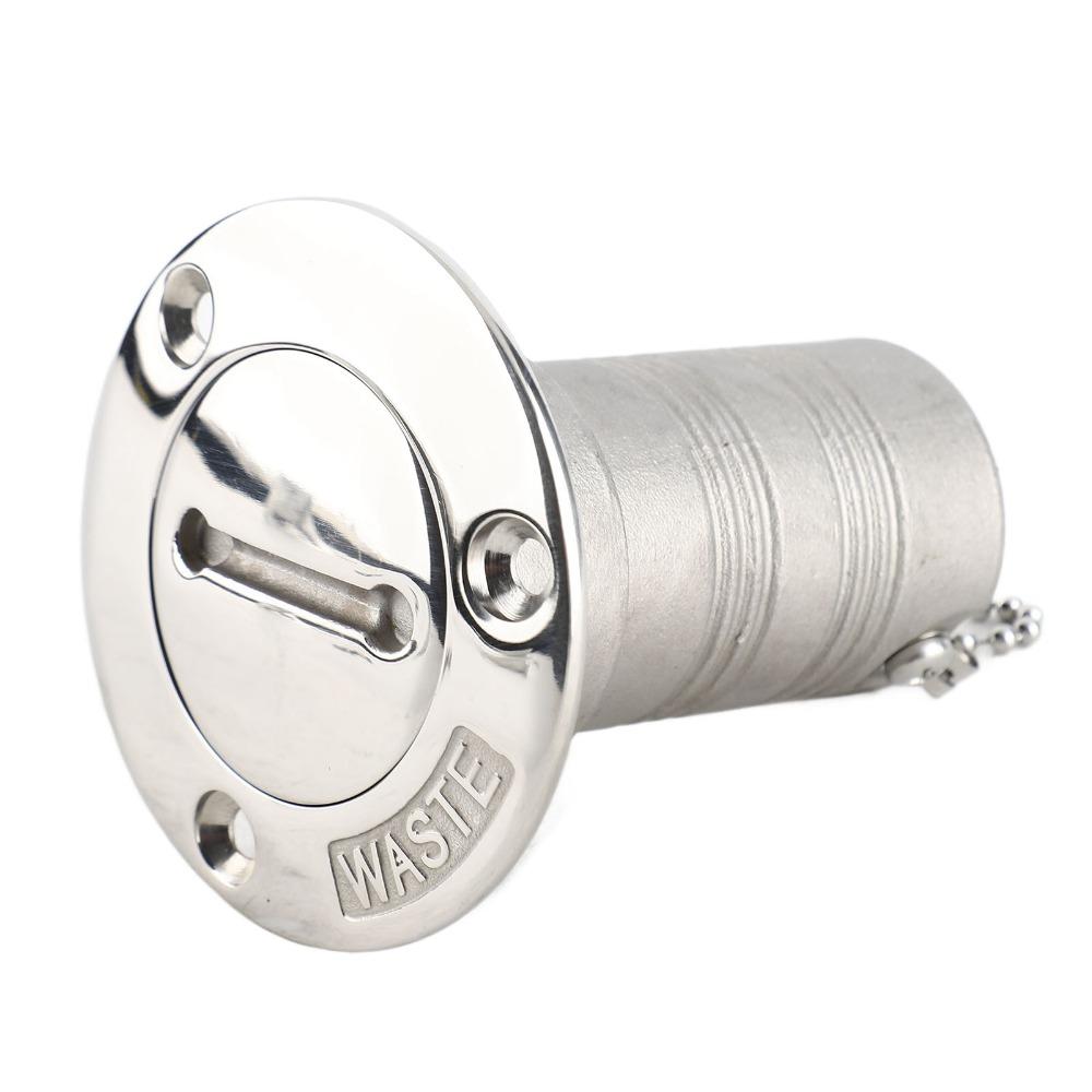316 Stainless Steel Fuel Tank Filler Lockable Deck Filler Marine Deck Fill  Deck Installation