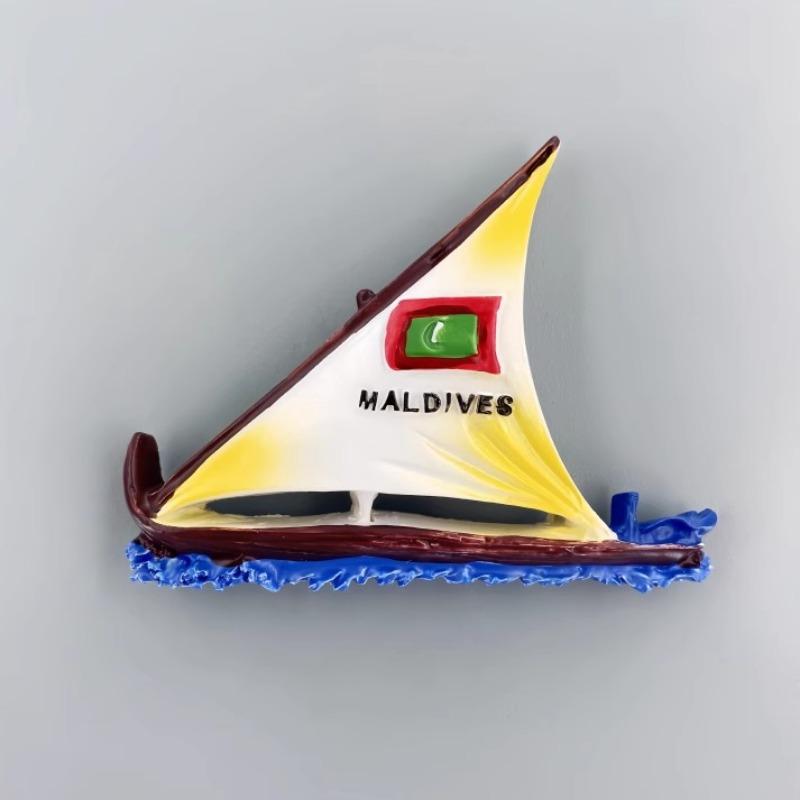 Maldives Souvenirs Marine Animals Fridge Magnets Octopus Clownfish Flying Fish Fridge Stickers Home Decor Children Gift