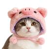 Cat Caps Cute Cartoon Animal Design Headwear Halloween Cat Hat For Kittens Dogs Small Animals Christmas Halloween Festival