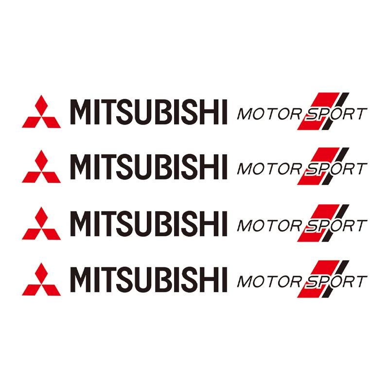 

4Pcs Car Logo Styling Waterproof DIY Body Stickers For Mitsubishi Eclipse Lancer Outlander Pajero ASX Colt I200 Delica Triton Ex