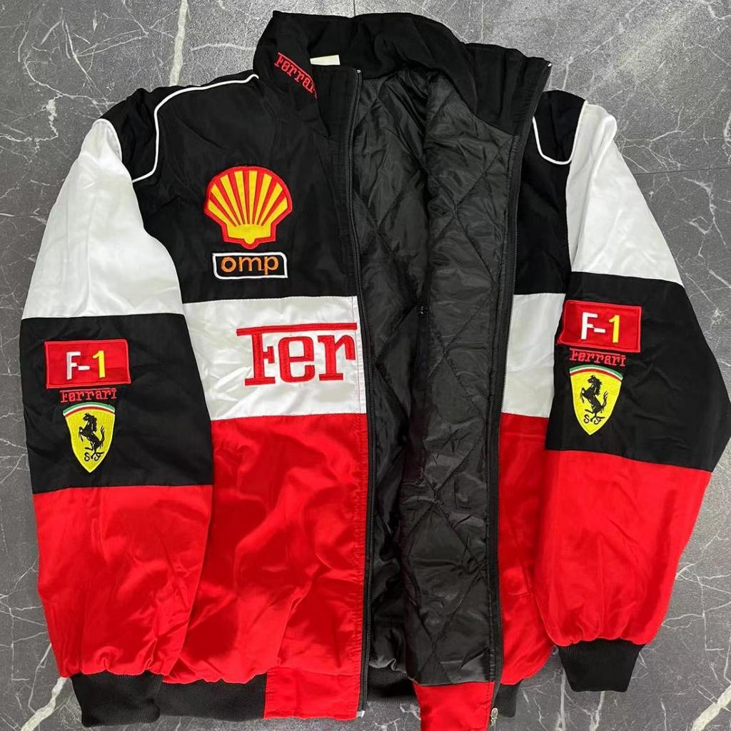 F1 Verseny Motoros Dzseki: Teljesen Hímzett, Hétköznapi Hosszú Ujjú, Téli Pamut