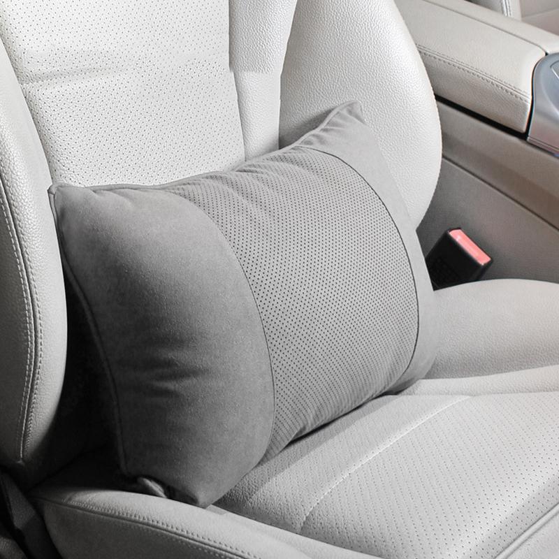 High-Grade Car Neck Pillow For Mercedes Benz Maybach - Breathable Hole Car Headrest Auto Lumbar Pillows Interior Accessories