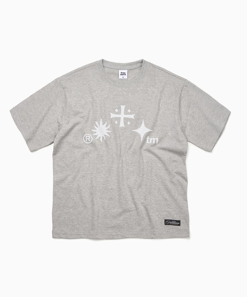 FREEMARIO Trinity Symbol T-Shirt [Gray]