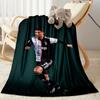 Ronaldo Juventus Action Blanket Soft & Cozy Suitable for Picnics Livingroom Office Chair All-Season Use Modern Style