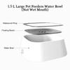 1.5L Pet Dog Bowls Floating Not Wetting Mouth Cat Bowl No Spill Drinking Water Feeder Plastic Portable Dog Bowl