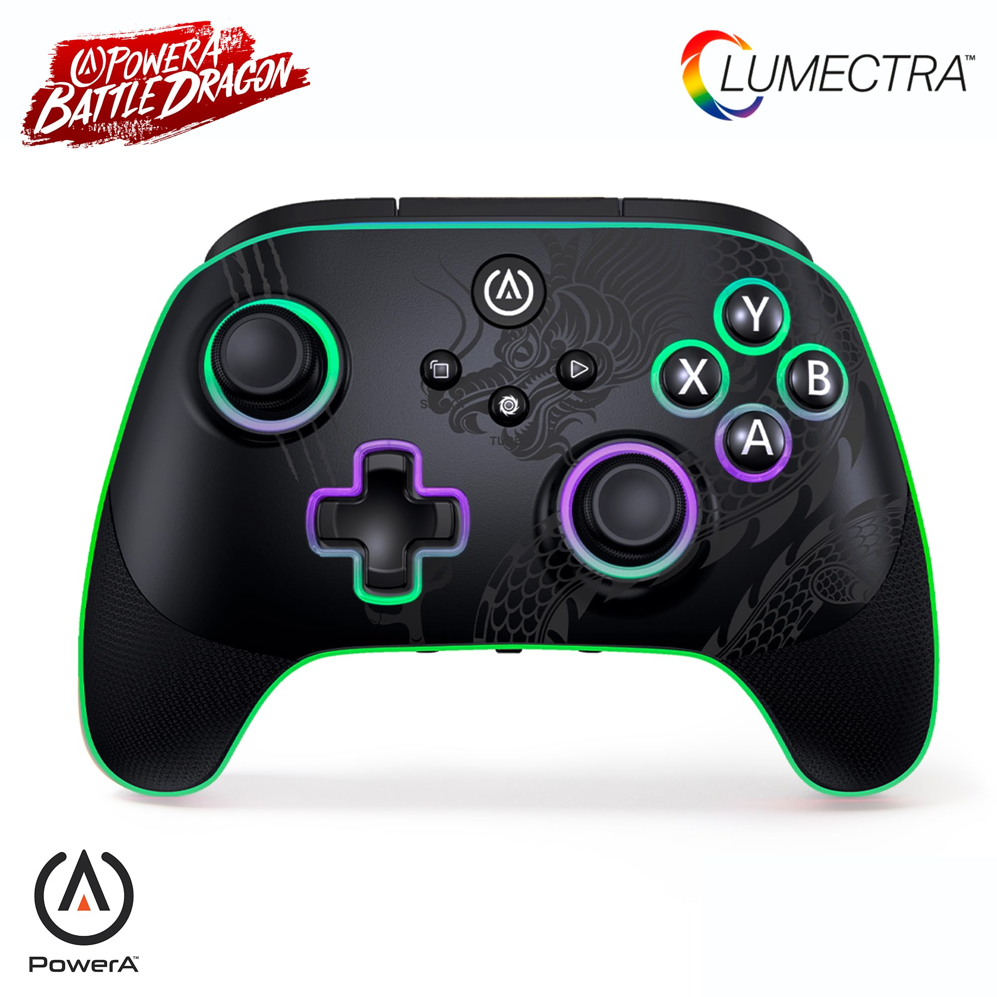 

Рік бездротового контролера PowerA Battle Dragon Pro для комп’ютерних ігор. Хмарні ігри з TURBO безперервним блокуванням подвійного тригера та зарядною базою [2 гарантії] та чорний