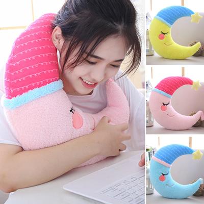 Sofa Ornament Exquisite Cute Cozy Touch Plush Doll Throw Pillow Moon Toy