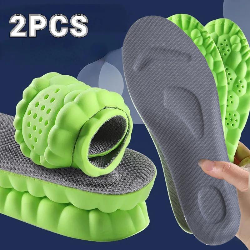Sport Insoles for Shoes Sole Shock Absorption Deodorant Breathable Cushion Running Insoles for Feet Man Women Orthopedic Insoles