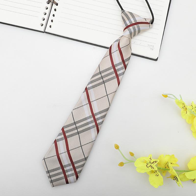 Japanese Plaid Black Bow Tie Collar Rope Women'S Necktie College Wind Streamer Jk Bow Shirt Ins Sailor Suit