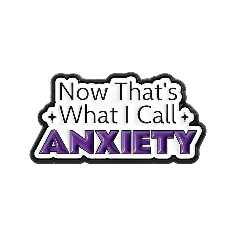 Emaille-Anstecknadeln für psychische Gesundheit, Angstzustände, Überdenken, Ständig müde, Broschen, Reversabzeichen, Schmuckgeschenk für Freunde