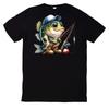 T-Shirt Lustiges Angler Fisch Motiv