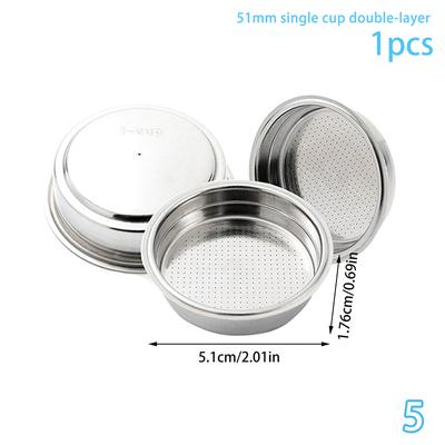51/54/58Mm Coffee Filter Basket Replacement Stainless Steel Bottomless Portafilter Espresso Filter Accessories Barista Tool
