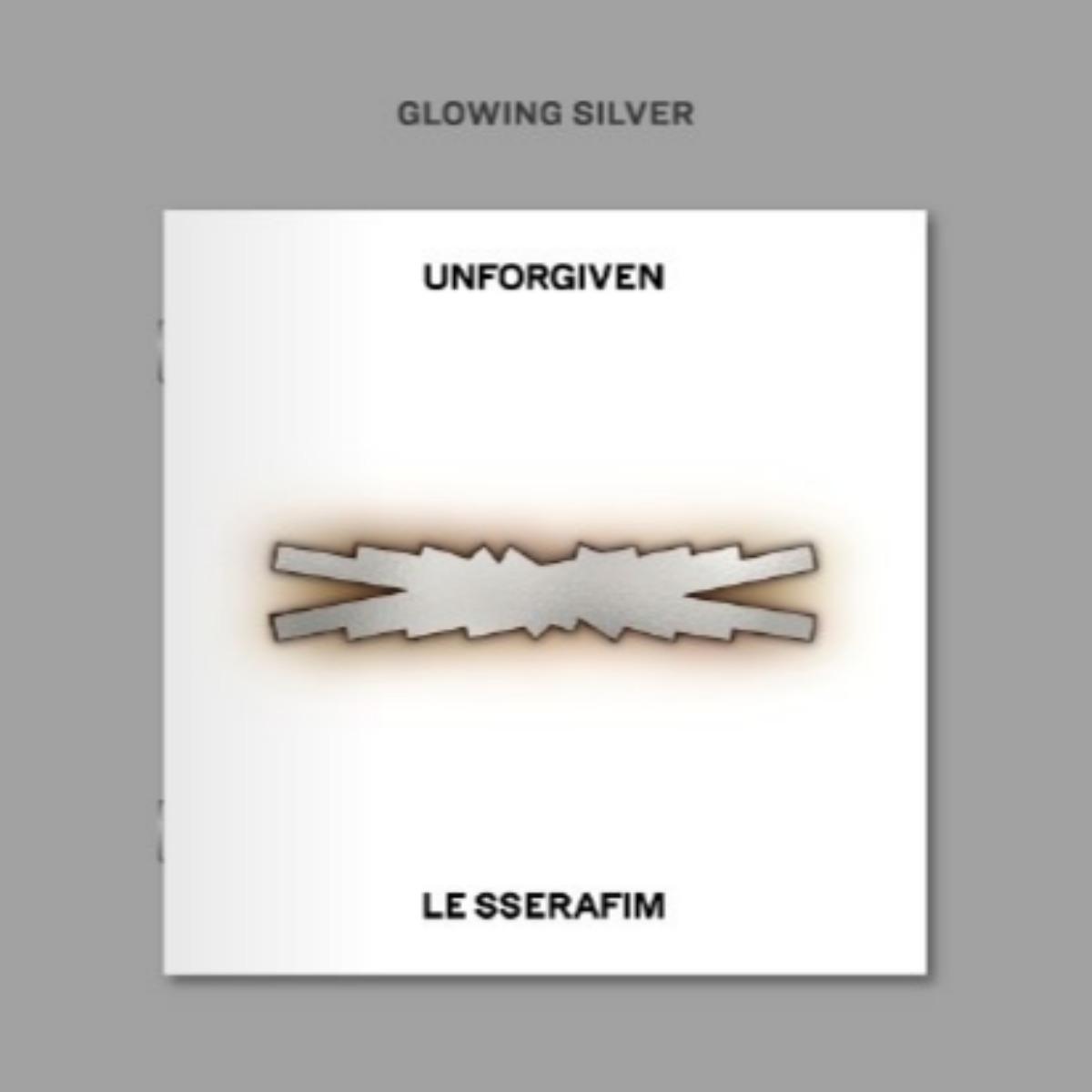

LE SSERAFIM - UNFORGIVEN / 1-й студійний альбом (КОМПАКТ вер.) GLOWING SILVER