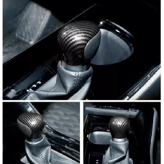 Carbon Fiber Inner Gear Shift Knob Cover Trim For Toyota C-HR CHR 2016-