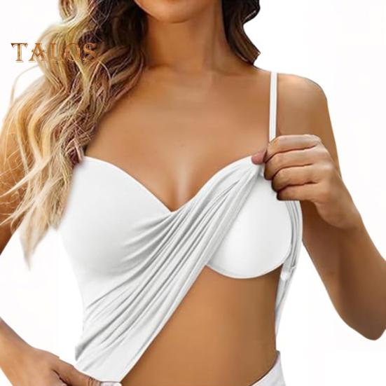 Dámské tílko s vestavěnou podprsenkou, nastavitelné špagetové ramínko, tílko, ležérní tílko bez rukávů pod oblečení na jógu a cvičení