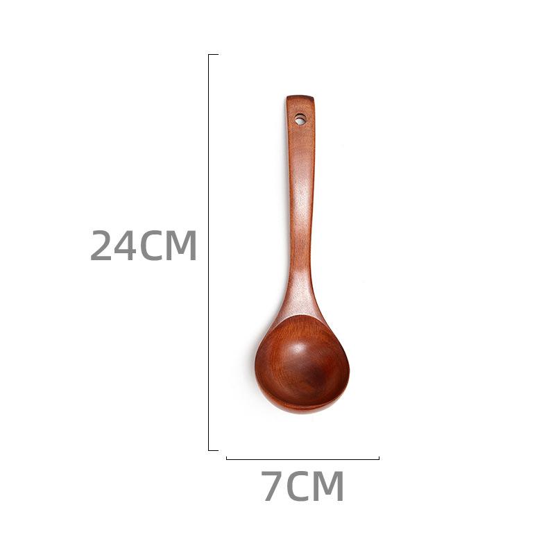 Wooden Shovel Spoon Non Stick Wood Long Rice Spatula Kitchen Cooking Utensil Hand Stir Fry Tools Sets Cooker Pots Mini