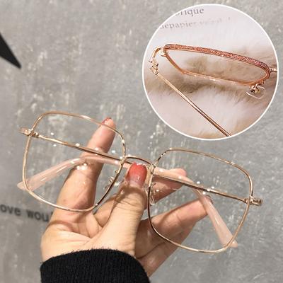 Ultra lekkie okulary antyniebieskie dla kobiet Modna metalowa oprawka Damskie okulary blokujące niebieskie światło