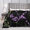 D-Deftoness Nu Metal Flannel Blanket Winter  Super Soft Bedding Throws for Students Couch Bed Funny Bedspread Sofa Bed Cover