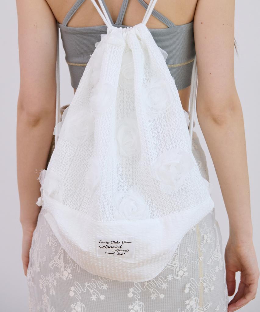 Moonish Rose Moi Bag - Pure White