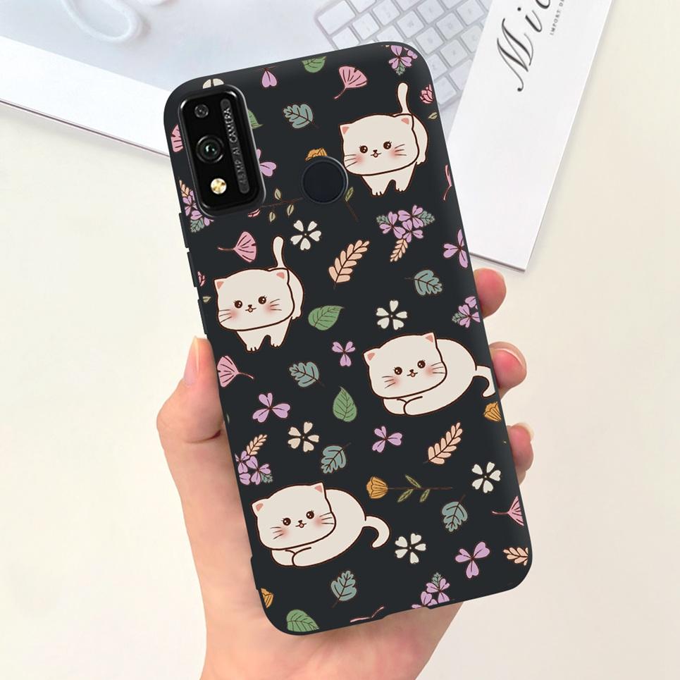 Soft Silicone Cases For Huawei Honor 9X lite Case JSN-L21 JSN-L22 JSN-L23 Coque Fundas Luxury Design Pattern Soft Silicone Etui