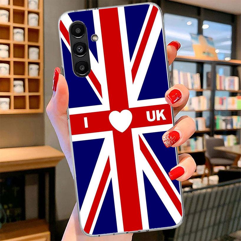 Union Jack England UK Flag Phone Case For Samsung Galaxy A17 A37 A57 A16 A26 A36 A56 A15 A25 A35 A55 A14 A24 A34 A54 A13 A23 A33