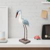 Stylish Wooden Seagull Decoration Finely Crafted Coastal Seabird Ornament Elegant Home Living Room Bedroom Office Window Study