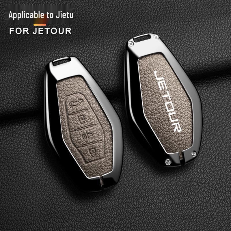Jetour Traveler Key Case PRO: Luxury Metal Case for Chery Shanhai T2 CDM (24 Models)