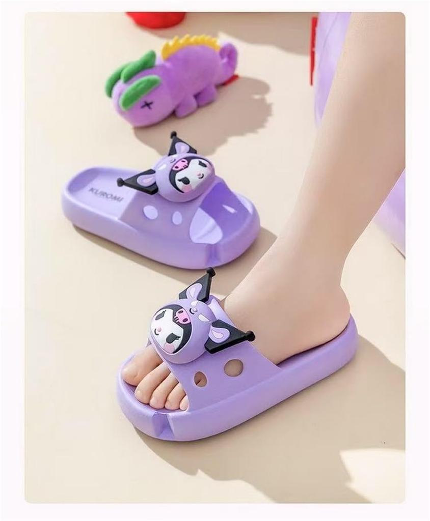 My Pochacco Slippers Sandals Kids Baby Shoes Slippers Room Shoes Indoor Toilet Amphibious Quiet Girls Boys Character Cute Stylish 19 [AGGZOM] Melody,