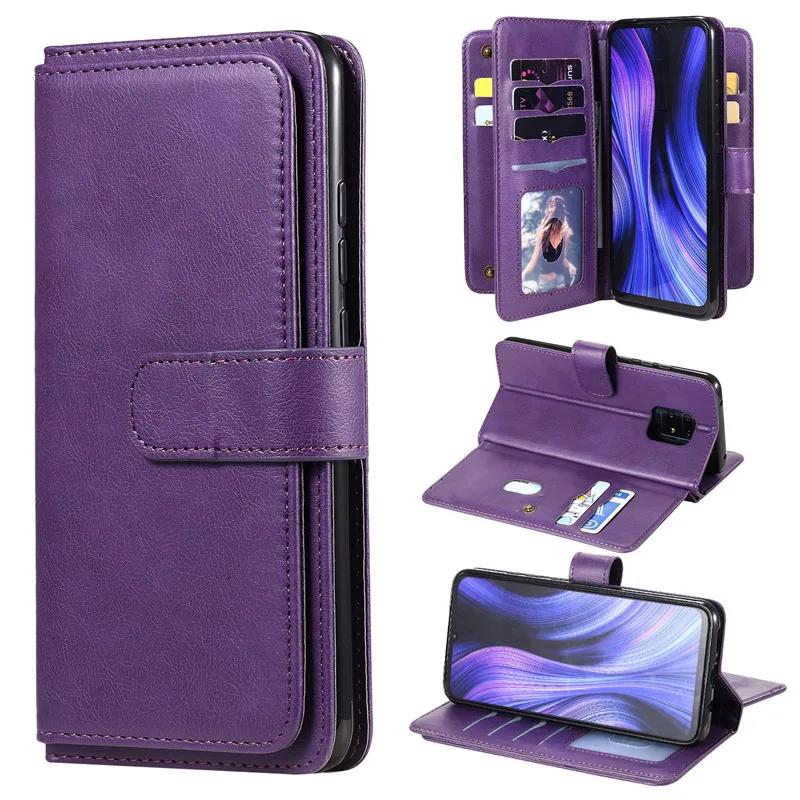 Leather Flip Purse Holder Phone Case For XiaoMi RedMi Note 17 15 14 Pro Plus 13 12 Wallet Card Slot Cover Back Bag Hoesje Coque
