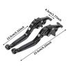 Motorcycle Clutch Lever Lightweight Folding Handlebar Brake Folding Joint Handle Precise Control For Powersports Motorbikes