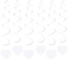 1pack Heart Shape Pendant Pvc Spiral Party Pendant Garland For Wedding Valentine's Day Party Decoration"