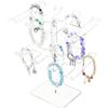 Multiple Tiers Acrylic Jewelry Holder for Organized Bracelet Storage Decorative Countertop Display With Easy Assembly