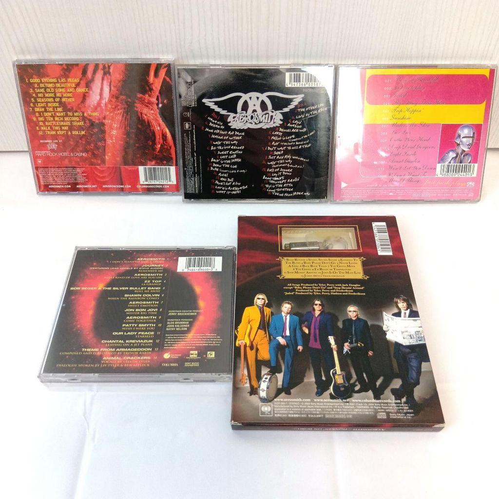 [USED] Aerosmith Smith Western music Aerosmith CD set 5 pieces set